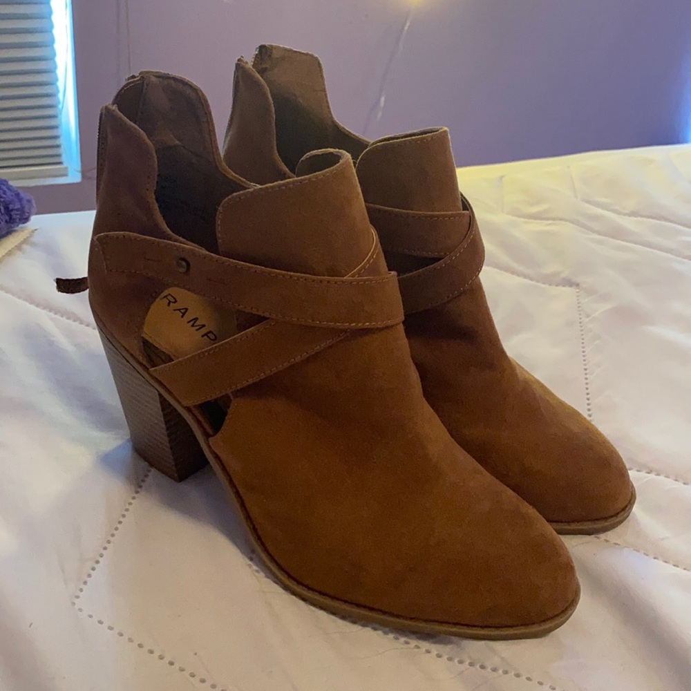 Burnt Orange/ Brown Wedges